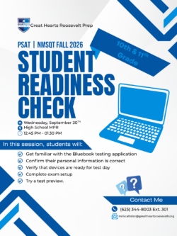RPA Student Readiness Check flyer